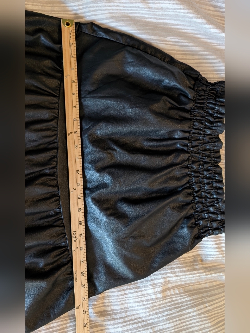 Anthropologie The Somerset Maxi Skirt: Faux Leather Edition Sz M - Picture 12 of 12